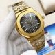 Swiss Quality Patek Philippe Nautilus 8215 Yellow Gold Black Face 42mm (3)_th.jpg